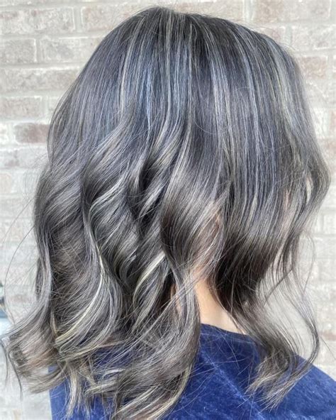 30 Current Ideas Of Gray Blending For Dark Hair Hair Adviser Beautiful Gray Hair Dark Hair