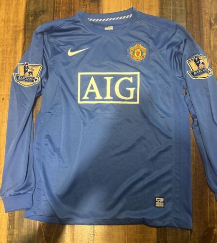 Cristiano Ronaldo 7 Manchester United 2008 Retro Away Jersey Long