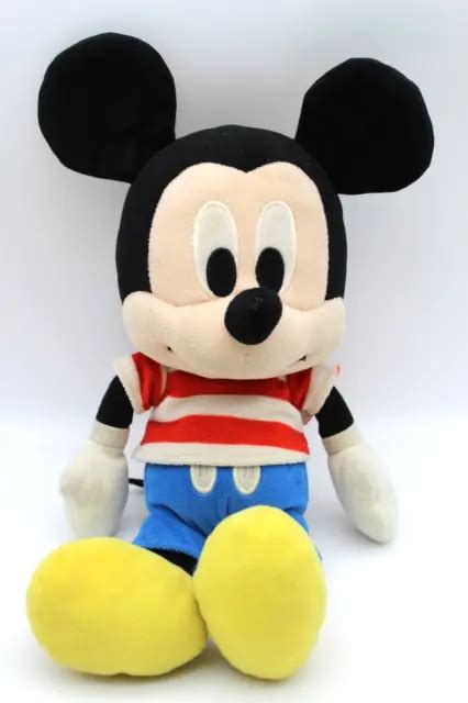 ORIGINAL DISNEY MICKEY Mouse Figurine En Peluche Nicotoy Env EUR