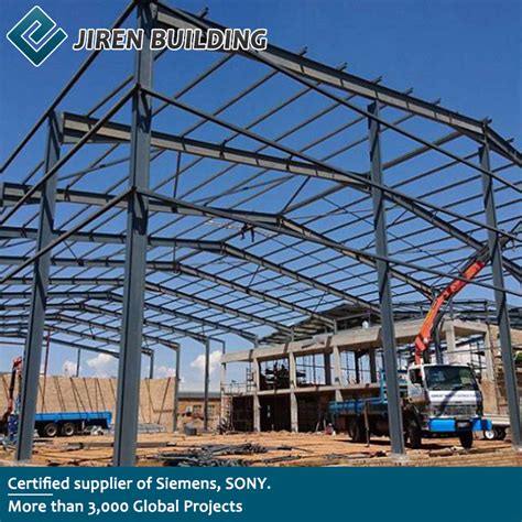 Prefabricated Wide Span Steel Structure Shed Low Cost Prefab Light