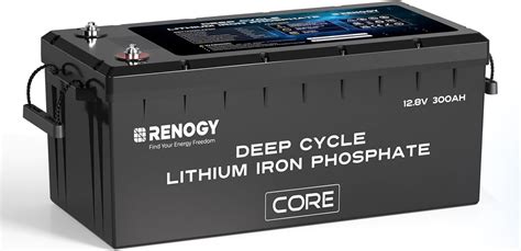 Renogy Batterie Lifepo Core Series V V V Ah Cycle