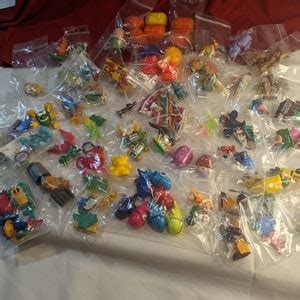 Kinder Surprise Plastic Toys and Wood Toy Collection 89 Pieces Various ...