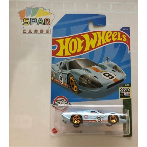 Hot Wheels Ford GT Mk IV Retro Racers Linha Gulf Shopee Brasil