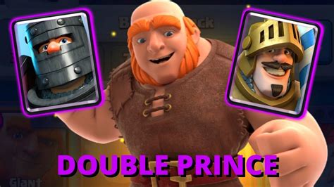 Best 38 Giant Double Prince Deck Clash Royale Youtube