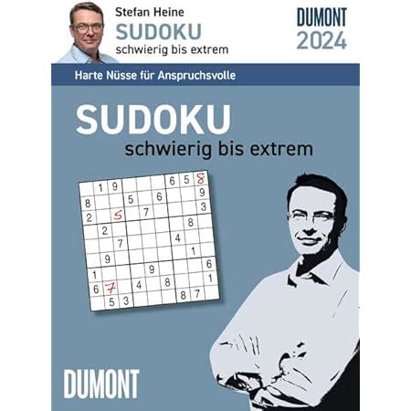 Stefan Heine Sudoku schwierig bis extrem 2024 Tagesabreißkalender 11