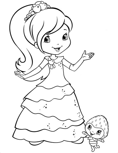 Strawberry Shortcake Coloring Pages Coloringbay