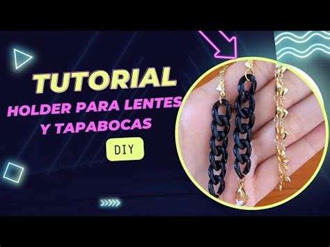 Facil Diy Tutorial Sujetador De Lentes Gafas Holder Mask Sujetador De