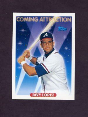 1993 Topps Baseball #811 Javier Lopez - Atlanta Braves