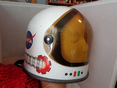 NASA Space Astronaut Helmet Costume Accessory White - Gem