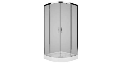 Cabina De Dus Semirotunda Kolo Rekord 80x80x185 Cm Cu Usa Glisanta