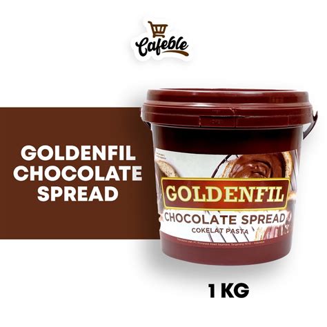 Jual Goldenfil Chocolate Spread Selai Cokelat Pasta Kemasan 1 Kg