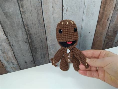 Sackboy Little Big Planet Crochet Amigurumi Etsy