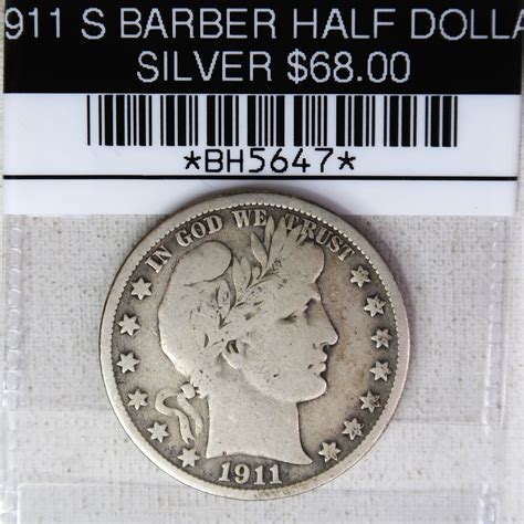 S Barber Half Dollar