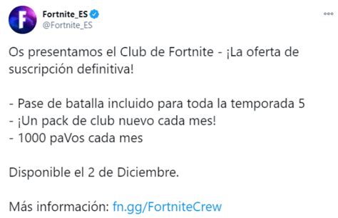 Fortnite Anuncia Su Servicio De Suscripción Mensual Disponible Para