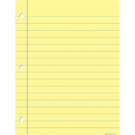 ashley productions smart poly big light yellow notebook paper chart dry