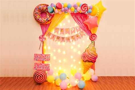 A Candy Land Birthday Decor for your baby boy or baby girl's birthday ...