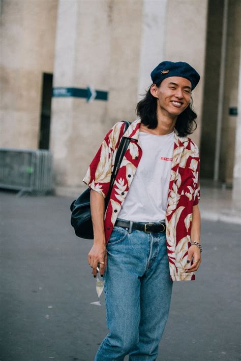 Boys' Model Street Style At Paris Fashion Week Spring Summer 2019 ...