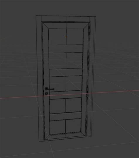 Wooden Door Free Vr Ar Low Poly 3d Model Cgtrader