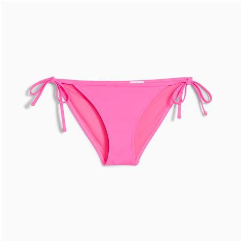 Плавки PUMA Swim Women Side Tie Bikini Bottom Цвет Розовый Fluo Pink Puma Арт