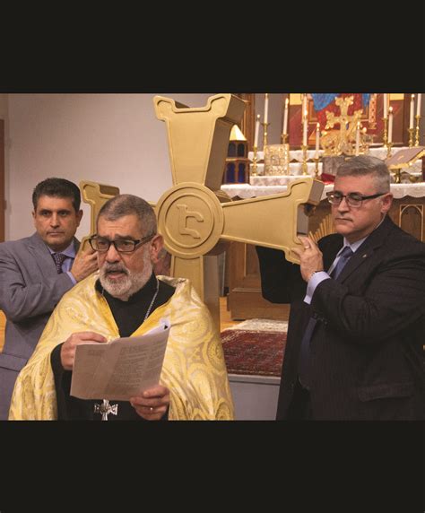 Consecration Of Cross At The Armenian Apostolic Church At Hye Pointe