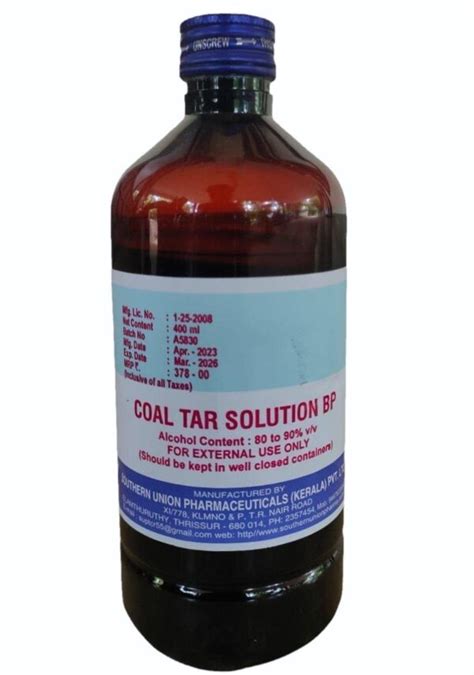 Coal Tar (Coal Tar) Solution - Silk Pharmacy