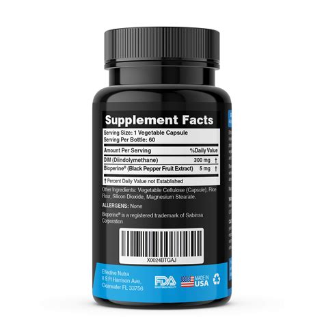 DIM Supplement 300mg Extra Strength Diindolylmethane DIM Plus