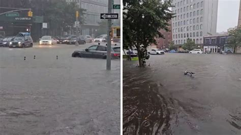 Nueva York Se Declara En Estado De Emergencia Por Inundaciones Video