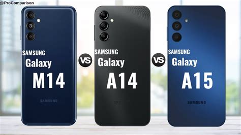 Samung Galaxy M14 5g Vs Galaxy A14 5g Vs Galaxy A15 5g Full Comparison Youtube