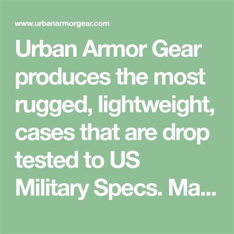 Urban Armor Gear Produces The Most Rugged Lightweight Cases That Are