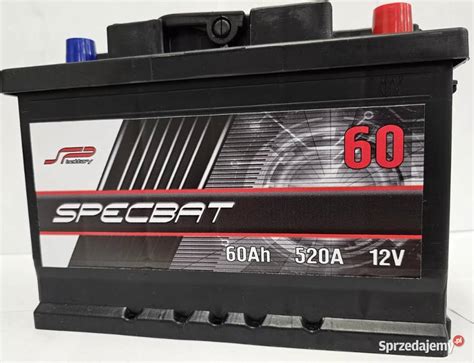 Akumulator SPECBAT 60Ah 520A EN PRAWY PLUS Siedlce Sprzedajemy Pl