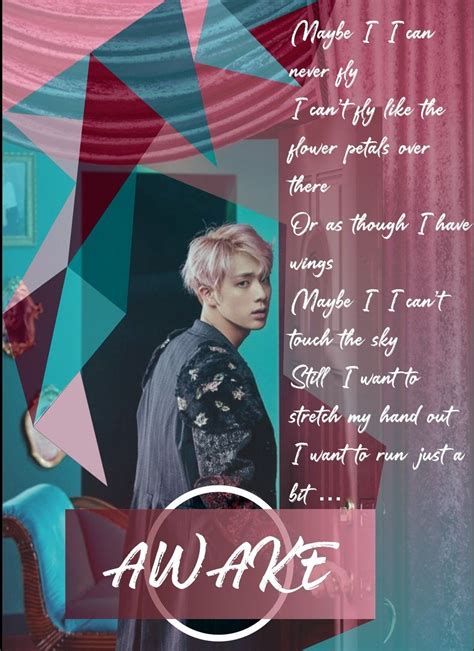 #BTS #Jin #Awake #Lyrics #Fanart #DigitalArt Bts Lyrics Quotes, Song Lyrics, Bts Jin Awake ...