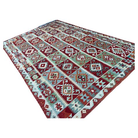 Hand Knotted Afghan Kilim Rug Premium Hand Spun Afghan Wool Fair Trade