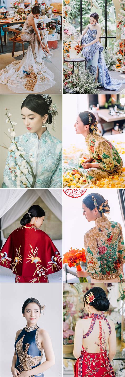 16 Stunning Chinese Wedding Gowns and Themes With A Fusion Touch ...