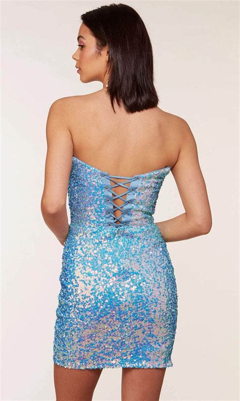 Alyce Paris 4769 Corset Sequin Homecoming Dress Couture Candy