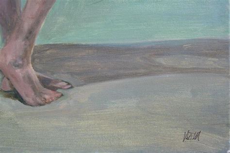 M Z Murphy Nude Figure Study Standing Female Figure With Sage