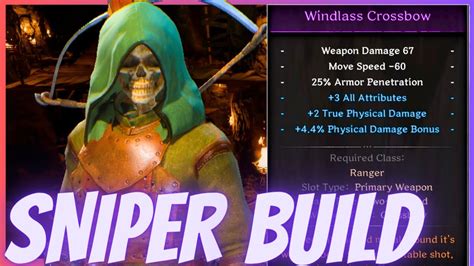 WINDLASS CROSSBOW BUILD IS BROKEN ON RANGER Dark And Darker YouTube