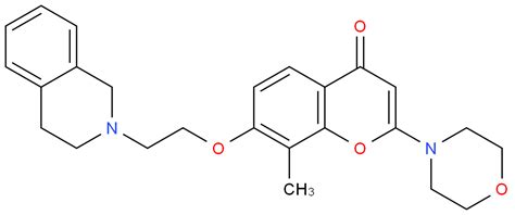 4H 1 Benzopyran 4 One 7 2 3 4 Dihydro 2 1H Isoquinolinyl Ethoxy 8