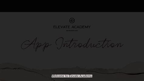 Elevate Academy Intro To Appsccmp4 On Vimeo