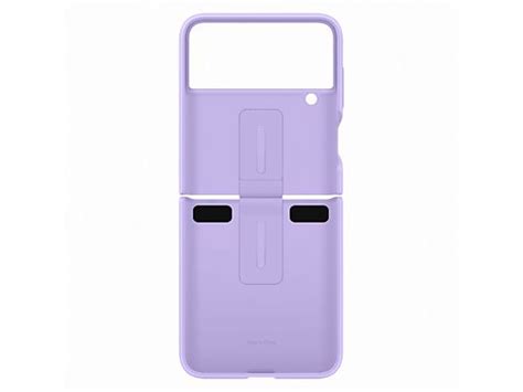 Samsung Galaxy Z Flip4 Silicone Cover With Ring Bora Purple Kopen