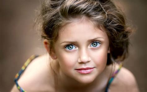 Cute little girl, portrait, face, eyes wallpaper | cute | Wallpaper Better