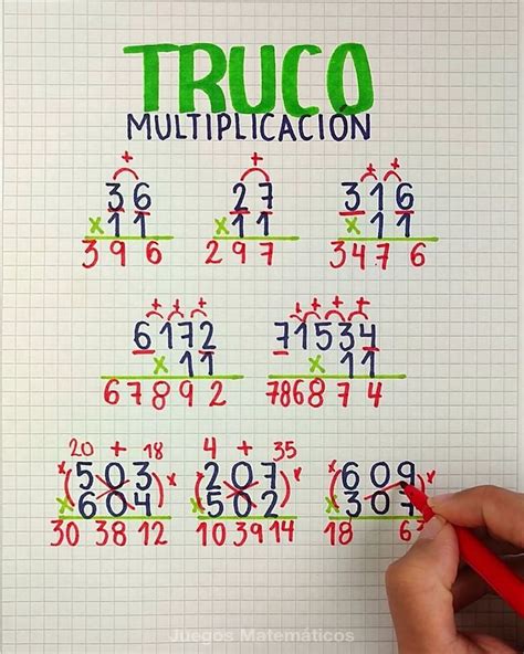 Truco Para Multiplicar By Juegos Matem Ticos