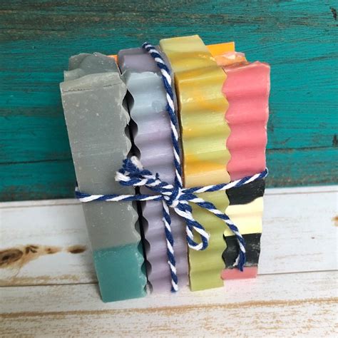 Soap Sample Pack Handmade Soap Variety Stack Mini Soap Etsy