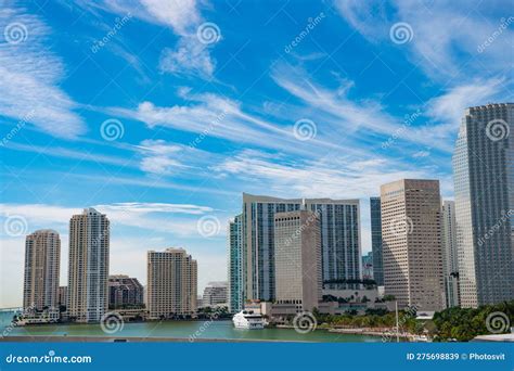 Photography Of Miami Downtown Skyline Of Metropolis Miami Downtown