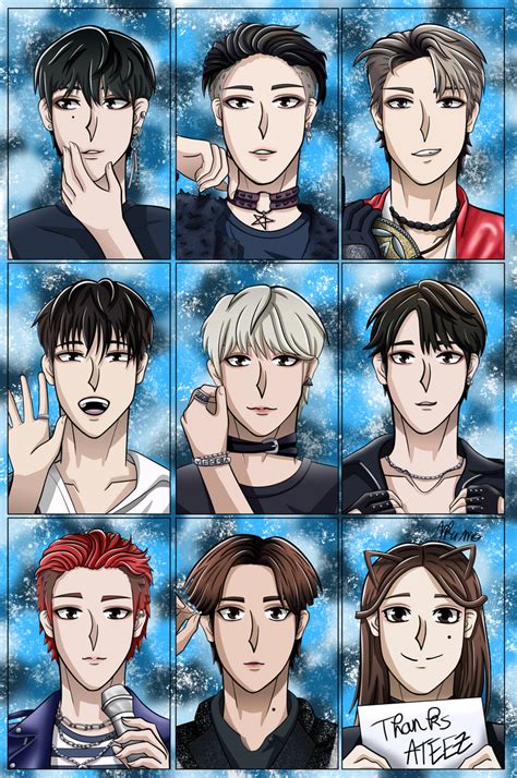 Ateez Drawings By Darkakumo On Deviantart