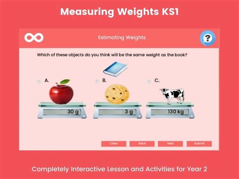 Measuring Weight Activities