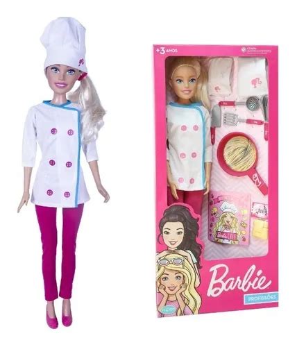 Barbie Cozinheira - Barbie Chef Cozinheira Boneca Grande Original Mattel | Frete grátis