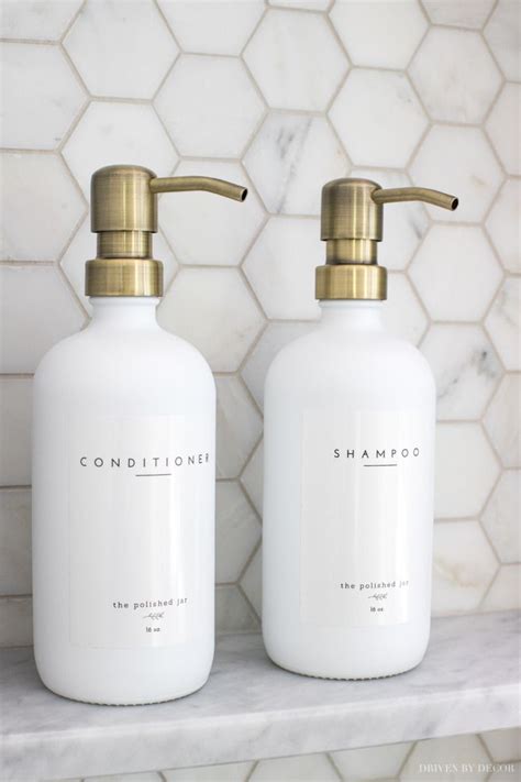 LOVE These Shampoo And Conditioner Bottles She Found So Many