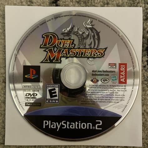 Duel Masters Limited Edition Playstation Ps Vg Disc Only See