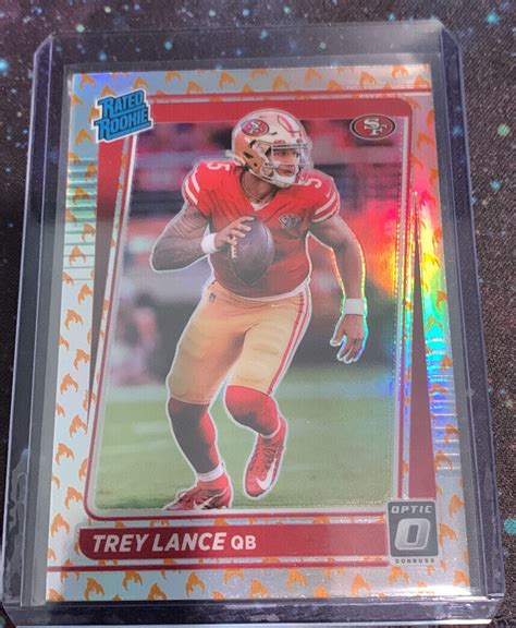 Panini Optic Trey Lance Fire Holo Rated Rookie Prizm Ultra Rare