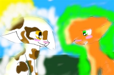 Firestar and Spottedleaf by jukys on DeviantArt